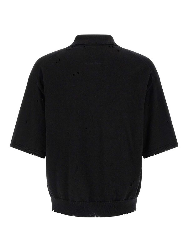 MAISON MIHARA YASUHIRO: ポロシャツ online - ポロシャツ - 黒