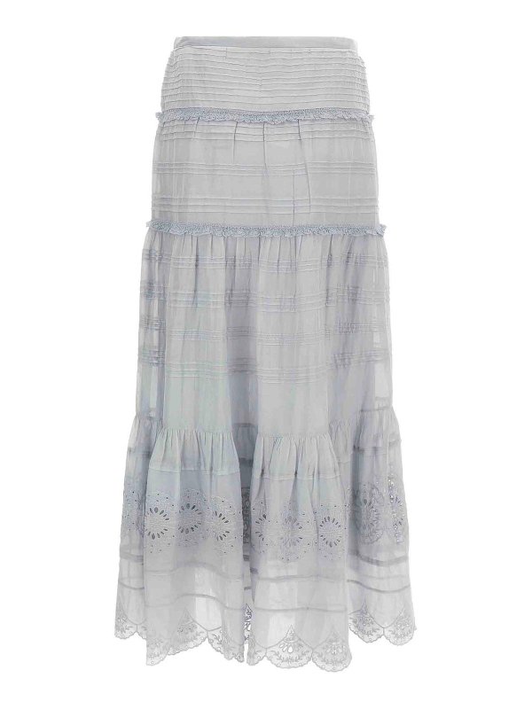 Isabel Marant Etoile: ロングシャツ online - ロングスカート - ライトブルー