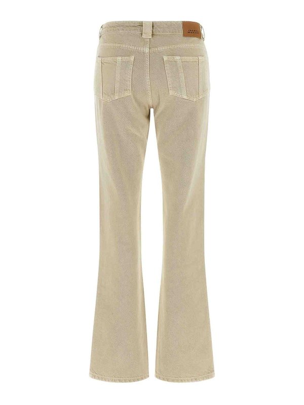 Isabel Marant Etoile: ストレートジーンズ online - ストレートジーンズ - ベージュ