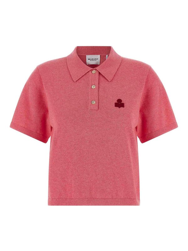 Isabel Marant Etoile: ポロシャツ - ポロシャツ - ヌードカラー