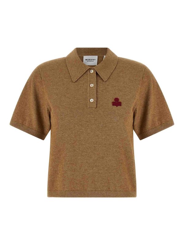 Isabel Marant Etoile: Poloshirts - Poloshirt - Beige