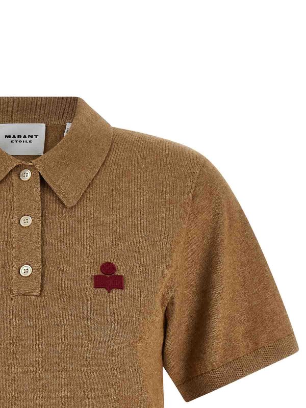 The Best Shops Isabel Marant Etoile: Poloshirts - Poloshirt - Beige