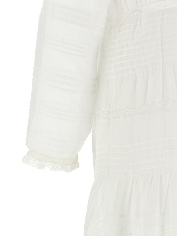膝丈ドレス - 白 shop online: Isabel Marant Etoile