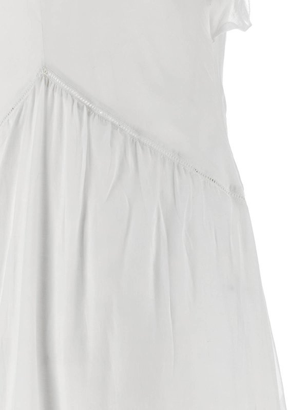 膝丈ドレス - 白 shop online: Isabel Marant Etoile