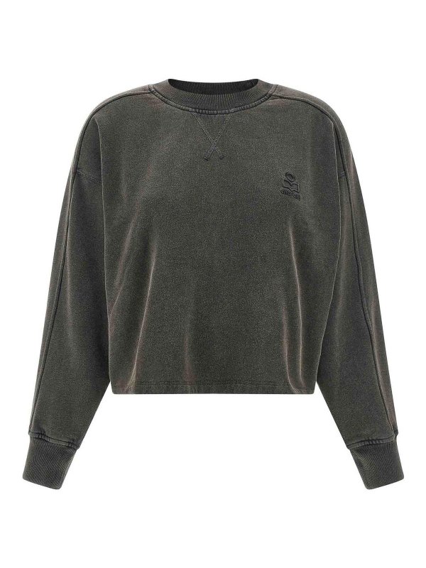 Isabel Marant Etoile: Sweatshirts und Pullover - Sweatshirt - Schwarz