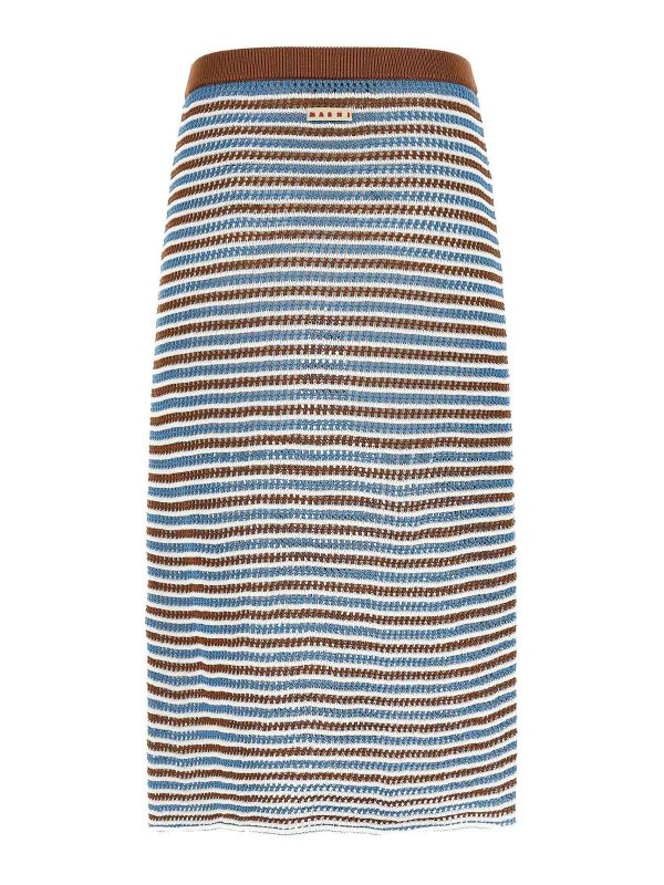 Marni: Knielange und Midi Röcke online - Midirock - Bunt
