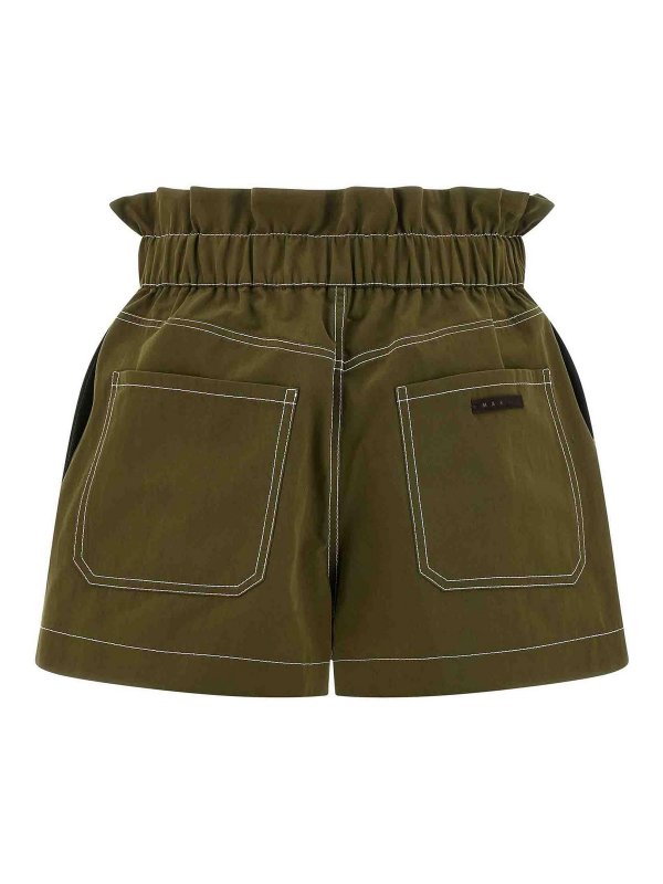 Marni: Shorts online - Shorts - Verde