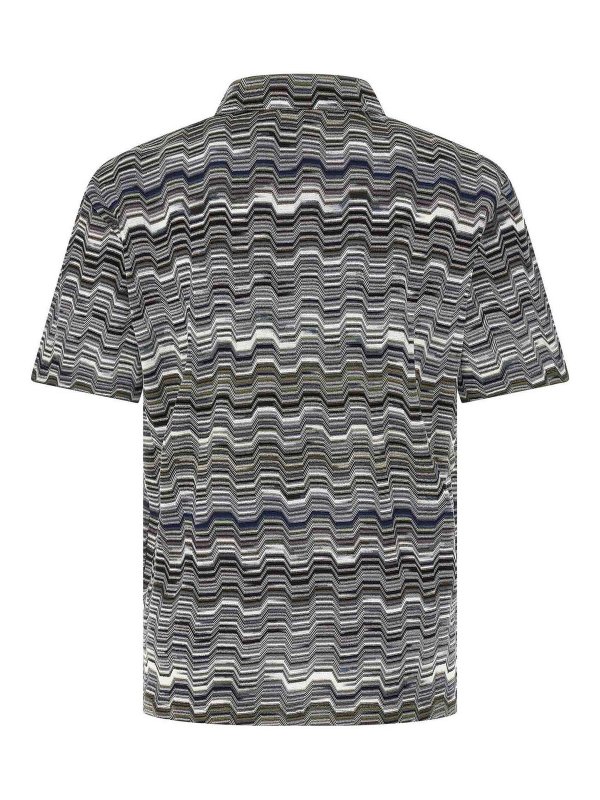 MISSONI: polo online - Polo Zigzag irregolare