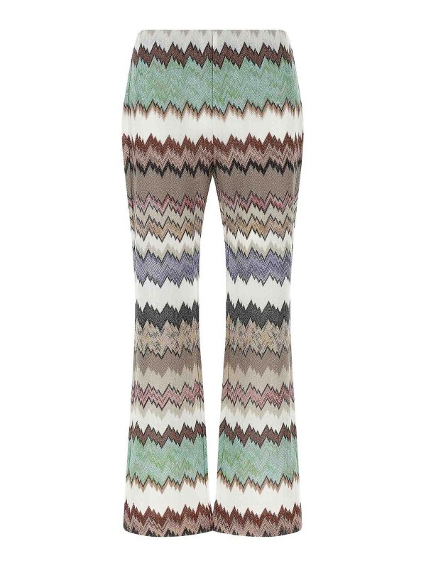MISSONI: カジュアルトラウザー - カジュアルパンツ - マルチカラー