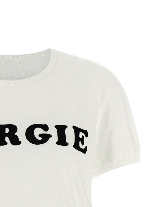 The Best Shops MM6 MAISON MARGIELA: T-shirts - T-Shirt - Weiß