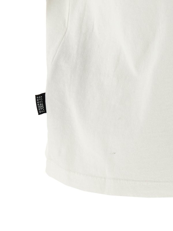 T-Shirt - Weiß shop online: MM6 MAISON MARGIELA