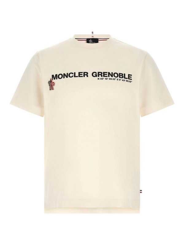 MONCLER: T-shirts - T-Shirt - Weiß