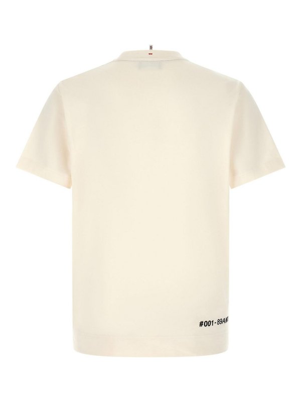 MONCLER: T-shirts online - T-Shirt - Weiß