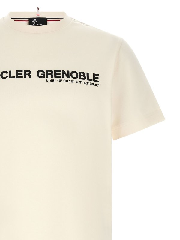 The Best Shops MONCLER: T-shirts - T-Shirt - Weiß