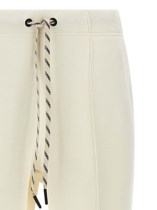 The Best Shops MONCLER: スウェットパンツ - トラックスーツ ボトムス - 白