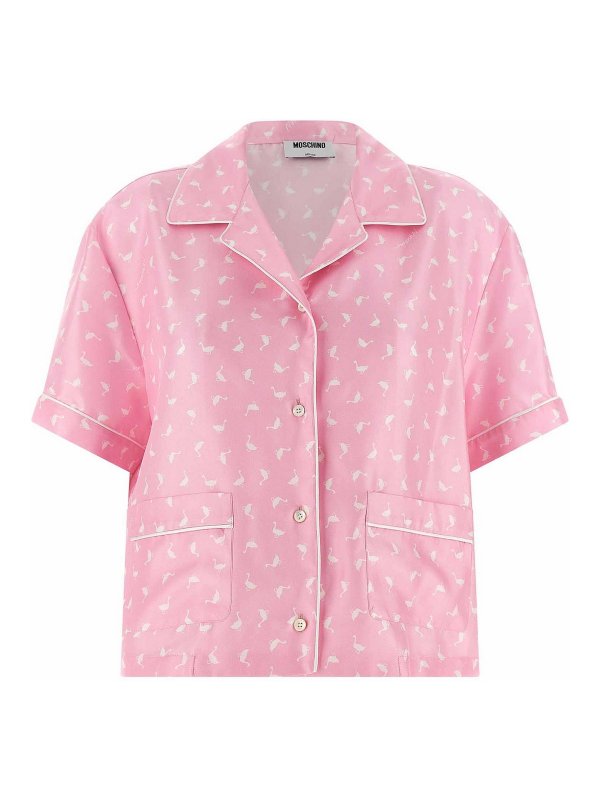 MOSCHINO: Hemden - Hemd - Nude