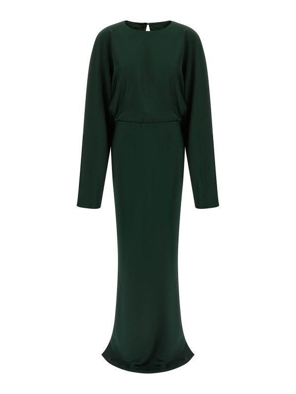 Norma Kamali: ニーレングスドレス - 膝丈ドレス - 緑