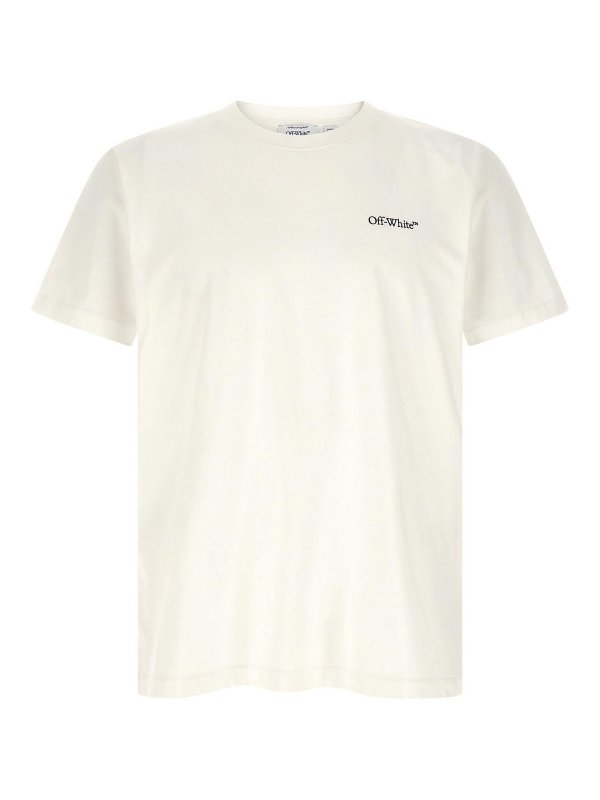 OFF-WHITE: T-shirts - T-Shirt - Weiß