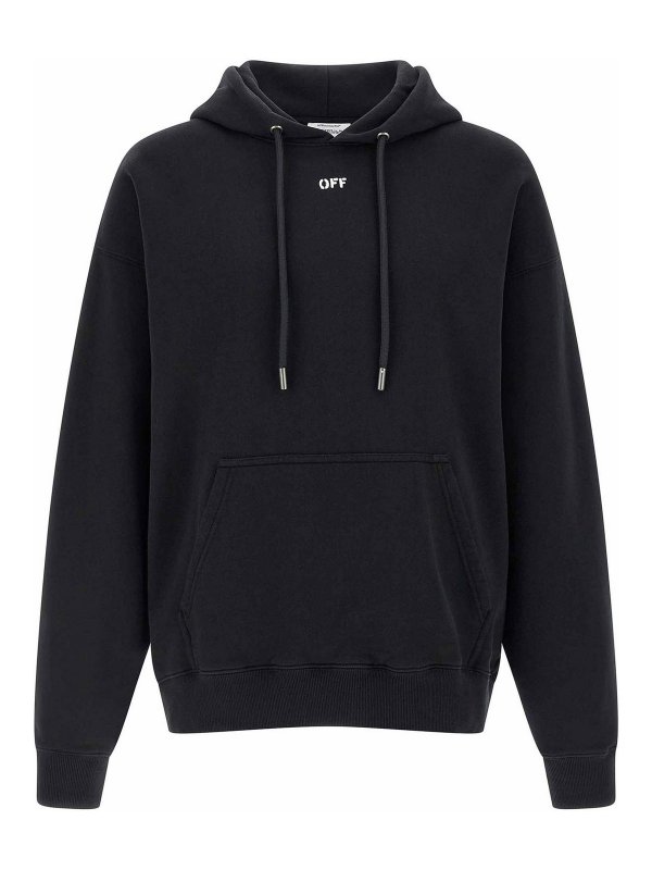 OFF-WHITE: Sudaderas y suéteres - Sudadera - Negro