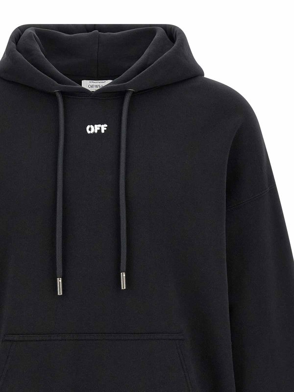 The Best Shops OFF-WHITE: スウェット＆セーター - スウェットシャツ/セーター - 黒