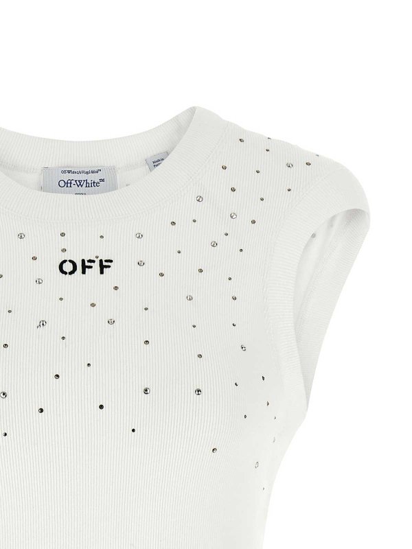 The Best Shops OFF-WHITE: Tops und Tank Tops - Top - Weiß