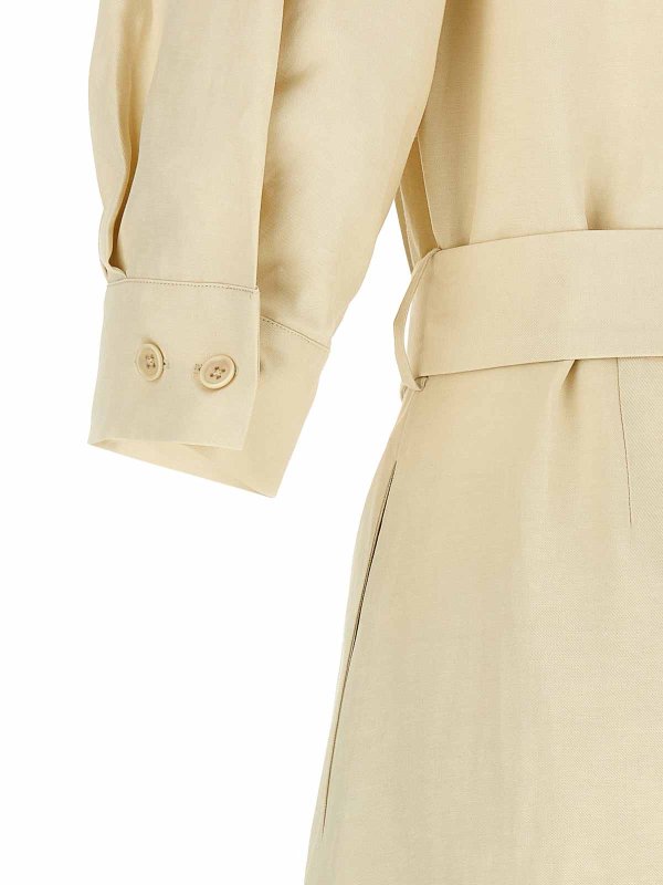 Knielanges Kleid - Beige shop online: P.A.R.O.S.H.