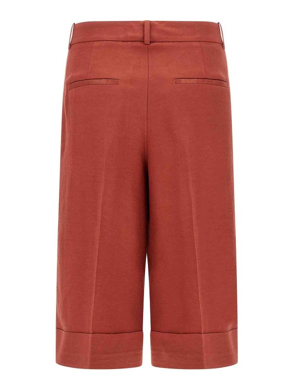 PESERICO: トラウザーショーツ online - ショートパンツ - 赤