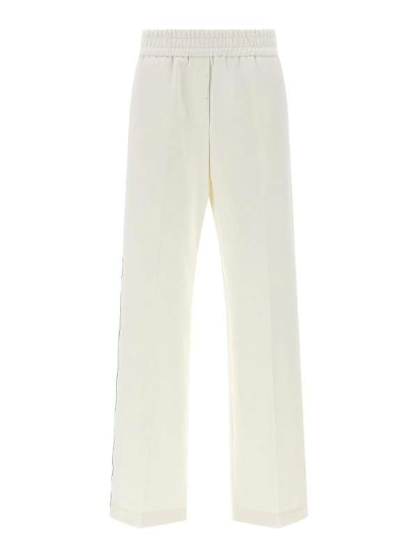 PESERICO: カジュアルトラウザー - カジュアルパンツ - 白