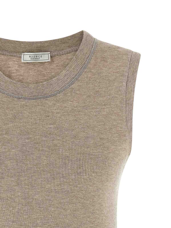 The Best Shops PESERICO: トップス＆タンクトップ - トップ/タンクトップ - ベージュ