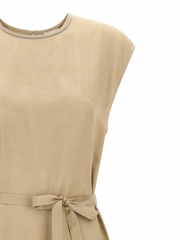 The Best Shops PESERICO: ニーレングスドレス - 膝丈ドレス - ベージュ