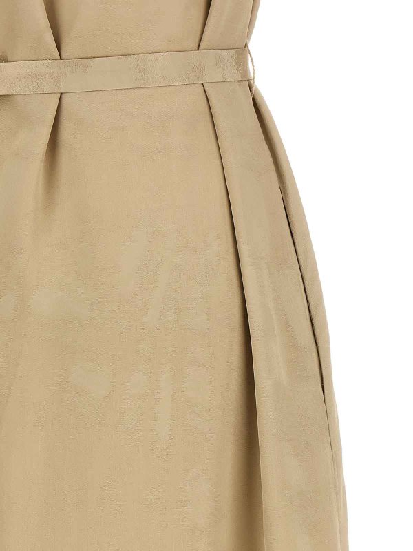 膝丈ドレス - ベージュ shop online: PESERICO