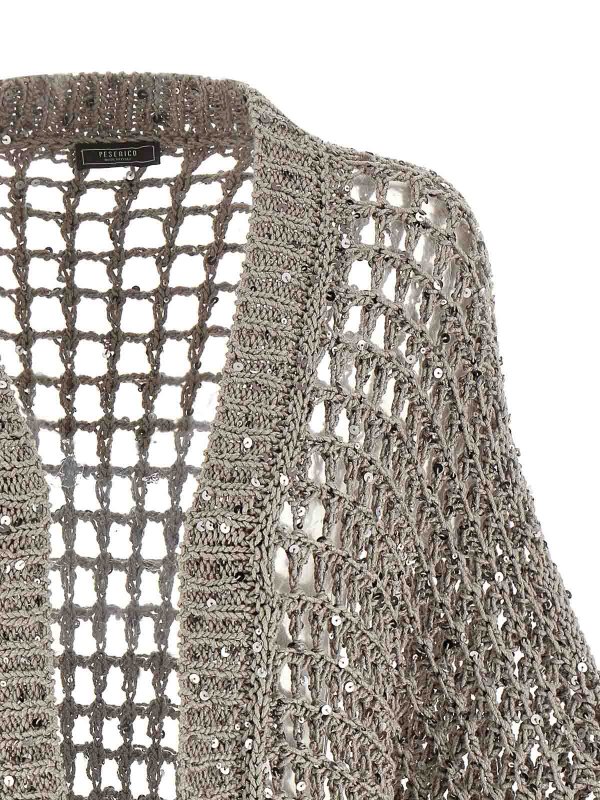 The Best Shops PESERICO: カーディガン - カーディガン - 銀