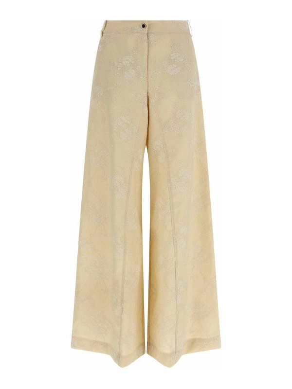 Pinko: ベルボトムジーンズ - フレアジーンズ - ベージュ