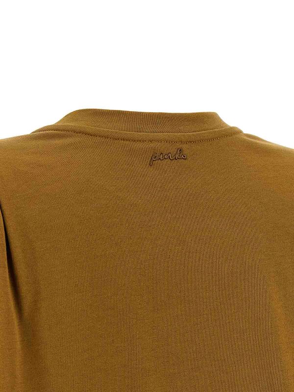 クルーネック - ブラウン shop online: Pinko