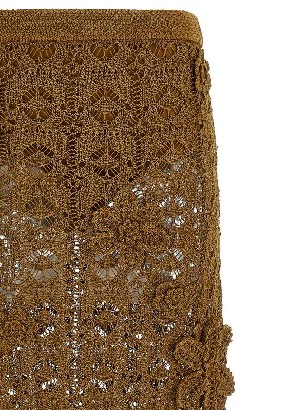 The Best Shops Pinko: Knielange und Midi Röcke - Midirock - Braun