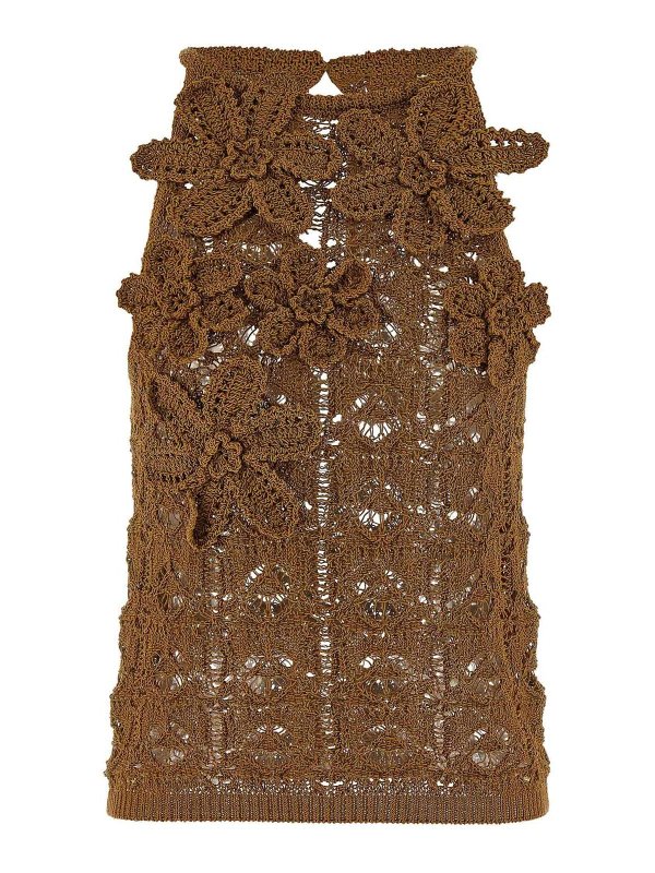 Pinko: トップス＆タンクトップ - トップ/タンクトップ - ブラウン