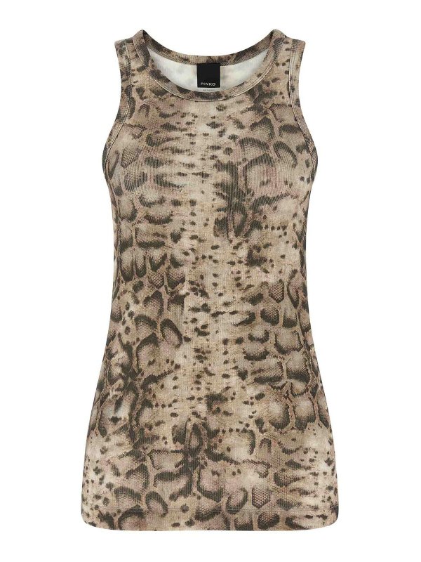 Pinko: Tops und Tank Tops - Top - Beige