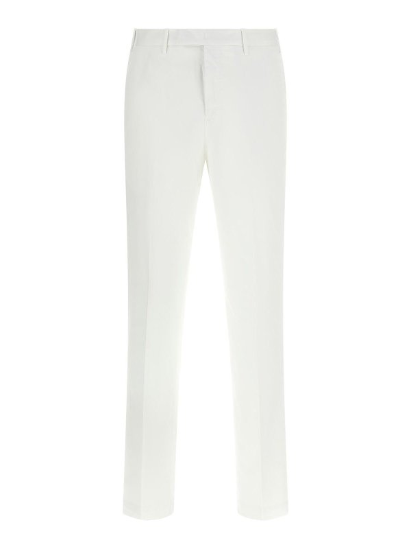 PT TORINO: Casual Hosen - Casual Hose - Weiß