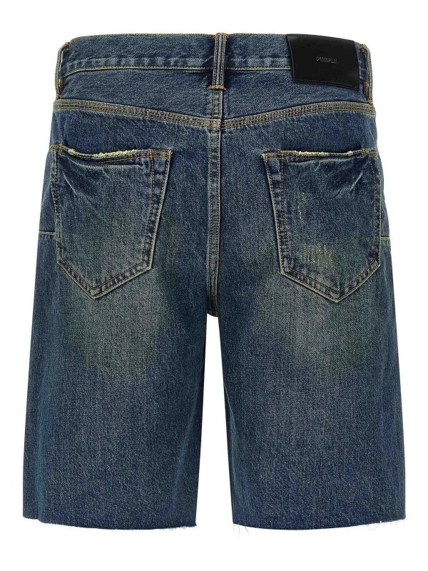 PURPLE BRAND: トラウザーショーツ online - ショートパンツ - ブルー