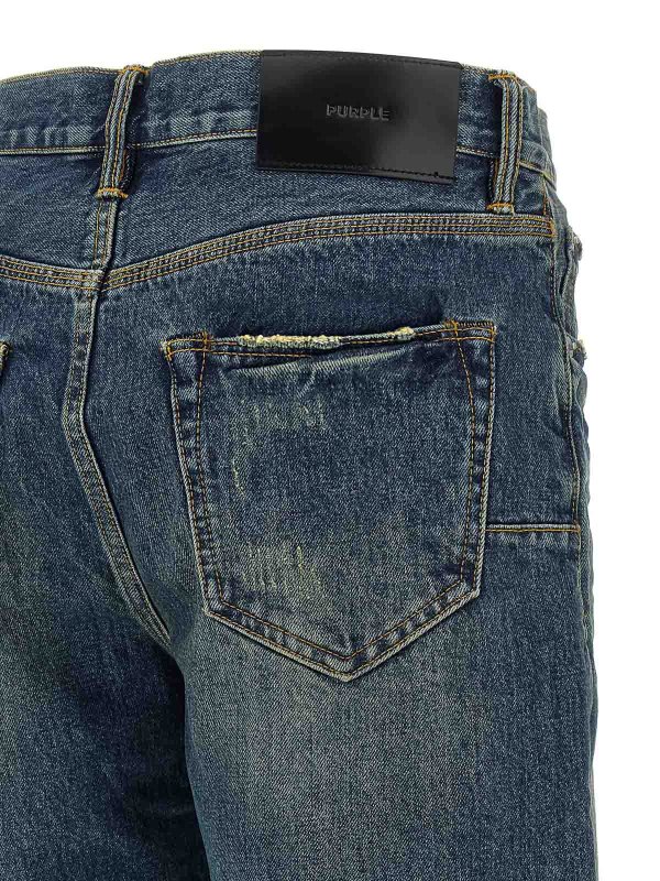 ショートパンツ - ブルー shop online: PURPLE BRAND