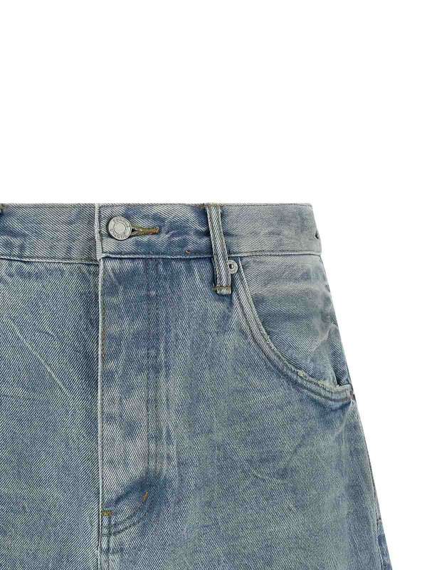The Best Shops PURPLE BRAND: Hosen Shorts - Shorts - Hellblau