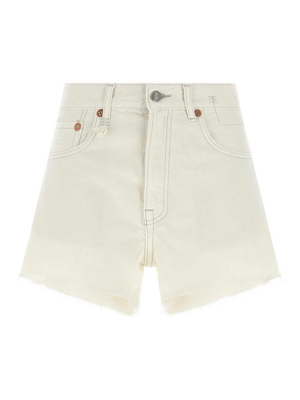 R13: Shorts - Shorts - Blanco