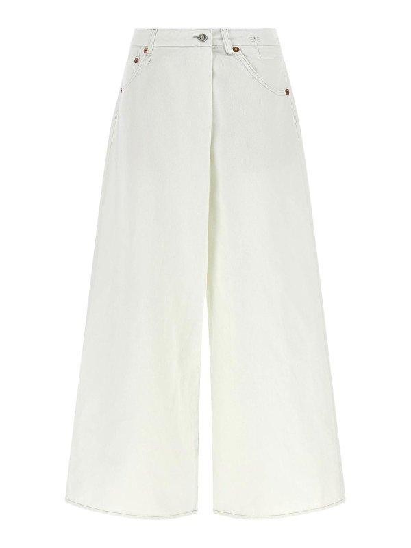 R13: Jeans Rectos - Vaqueros Rectos - Blanco