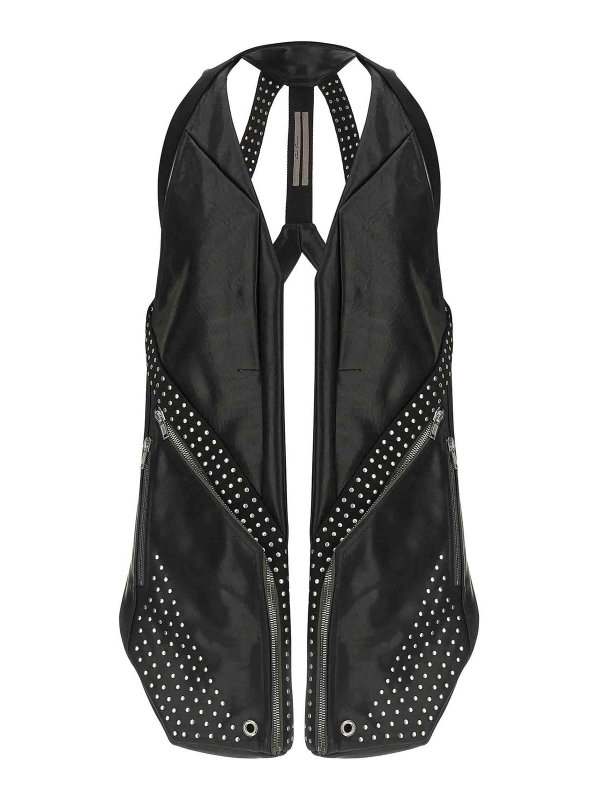 RICK OWENS: Chalecos - Chaleco - Negro