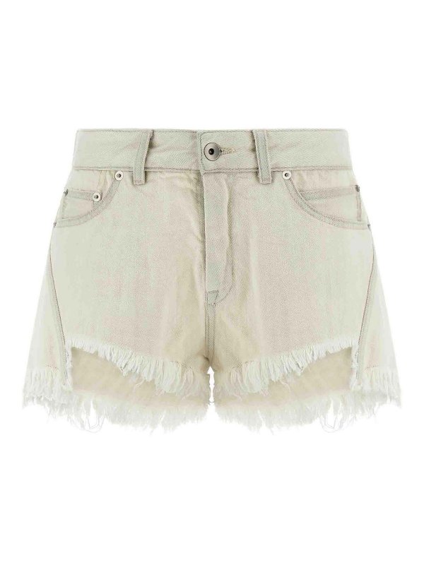 RICK OWENS: Hosen Shorts - Shorts - Weiß