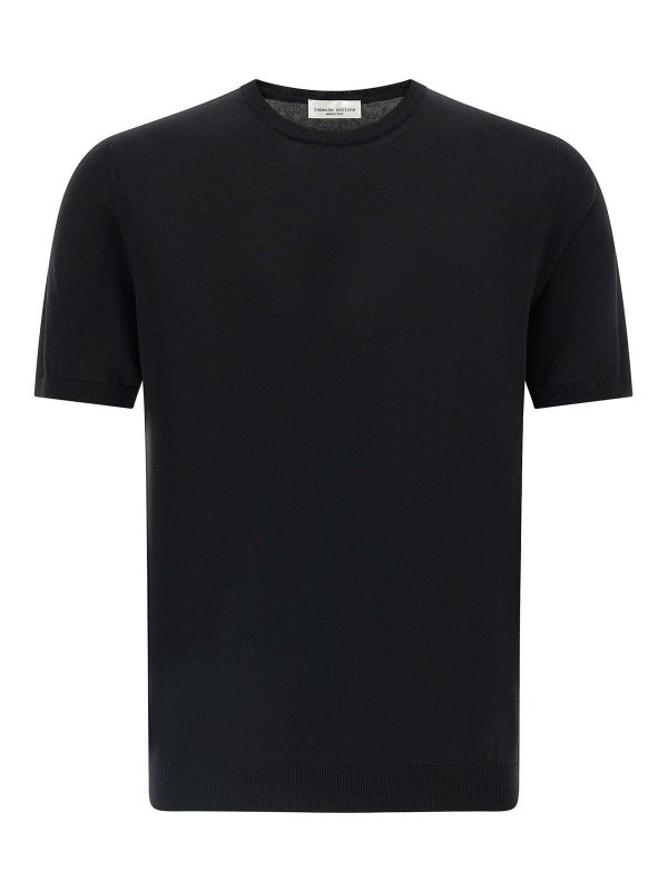 ROBERTO COLLINA: クルーネック - クルーネック - 黒