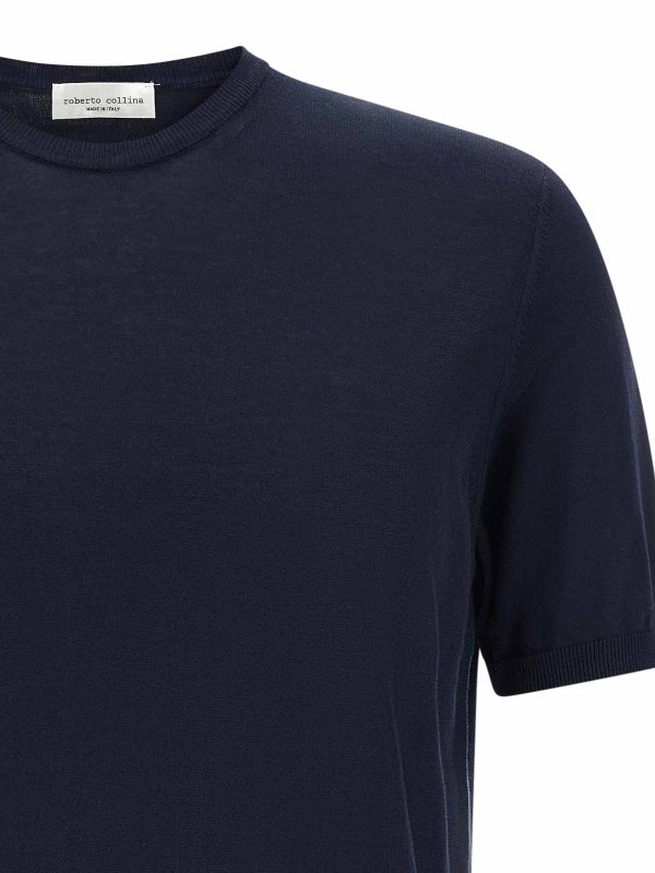 The Best Shops ROBERTO COLLINA: クルーネック - クルーネック - ブルー