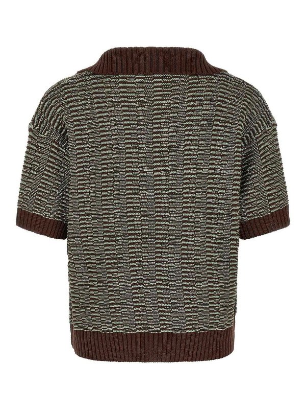 ROBERTO COLLINA: ポロシャツ online - ポロシャツ - ブラウン