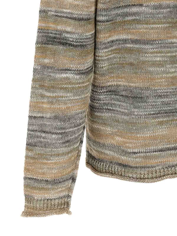 Rundhalspullover - Grau shop online: ROBERTO COLLINA