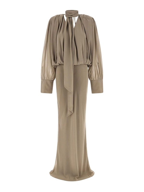 ROTATE Birger Christensen: Maxikleider - Maxikleid - Beige